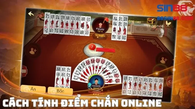 Cách tính điểm chuẩn trong game Chắn online