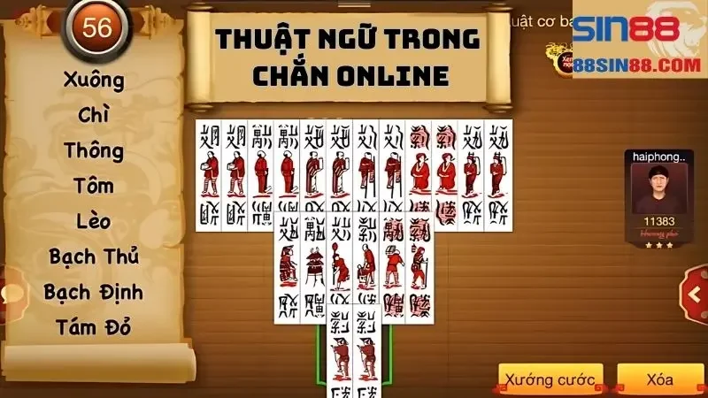 Nắm rõ các thuật ngữ thường xuất hiện khi chơi Chắn online